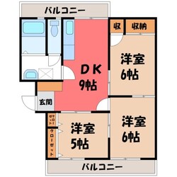 ホワイトヒルマンションの物件間取画像